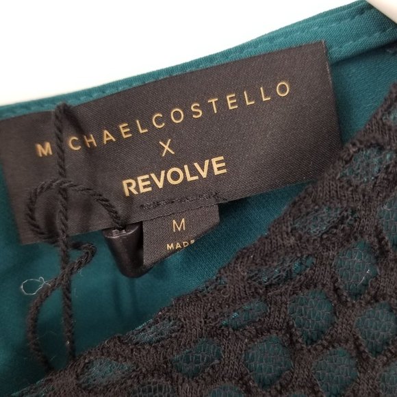 NWT Michael Costello X Revolve Erica Women's Mini Dress Size Medium - Picture 5 of 12